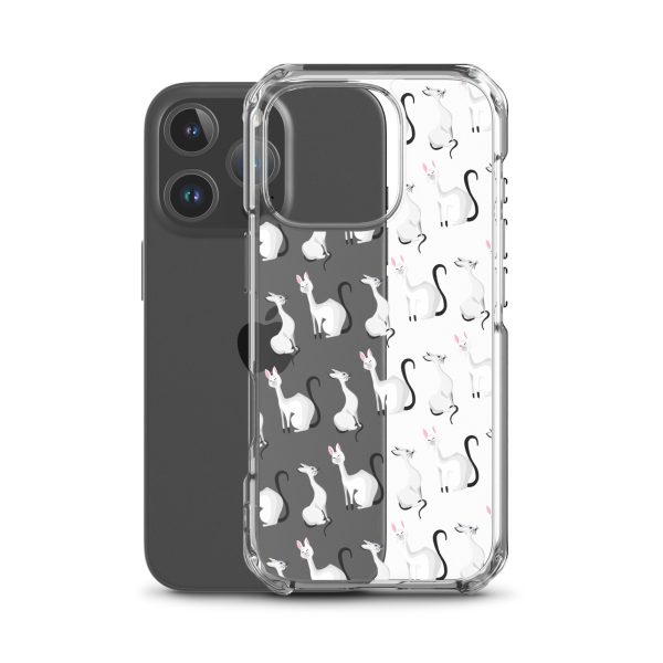 Classy Cats iPhone Clear Case