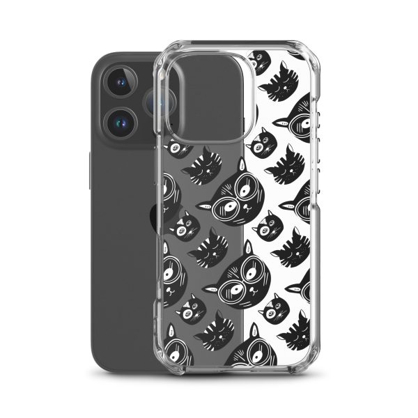 Funky Cats iPhone Clear Case