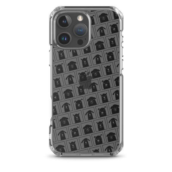 Black Dogs iPhone Clear Case