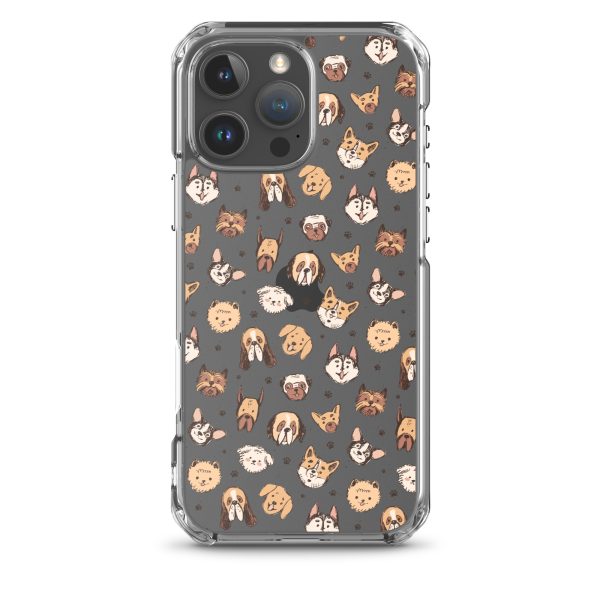 Cute Dog Breeds iPhone Clear Case