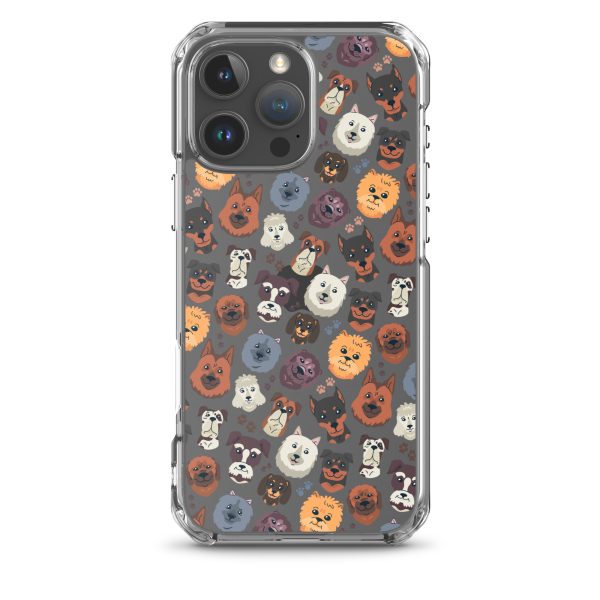 Dog Heads iPhone Clear Case