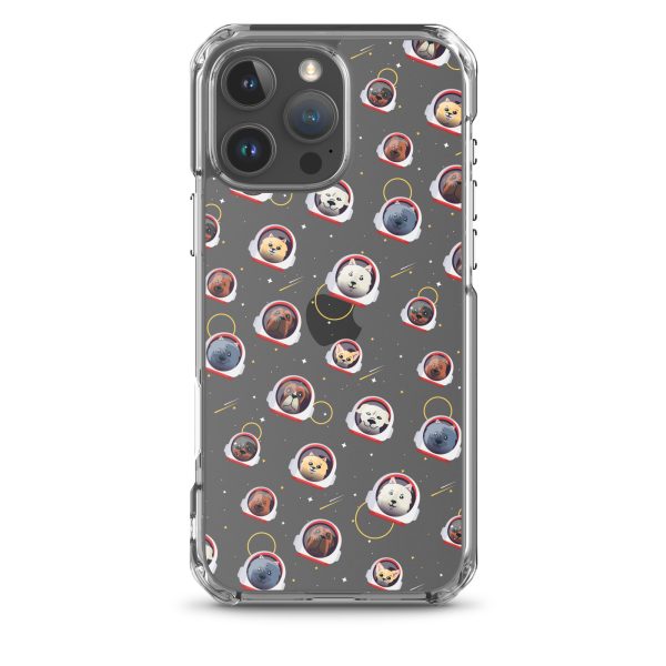 Space Dogs iPhone Clear Case