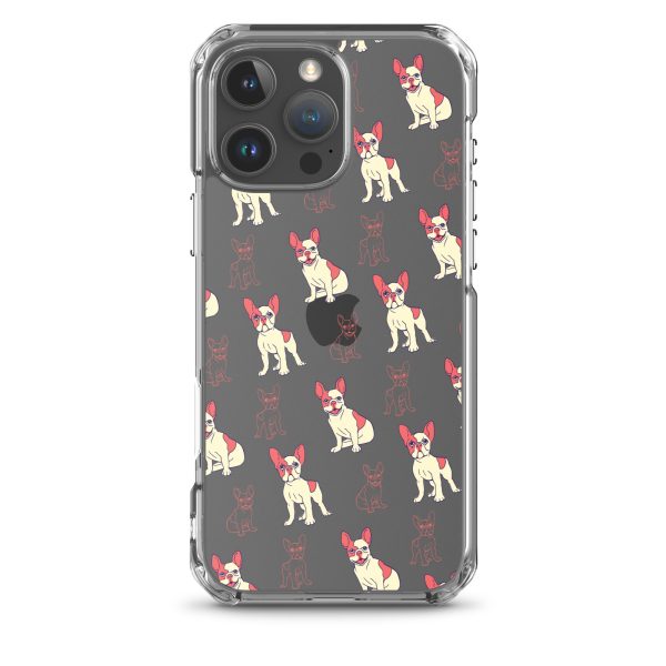 French Bulldog iPhone Clear Case