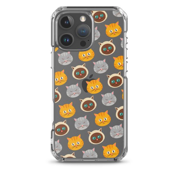 Cute Cats iPhone Clear Case