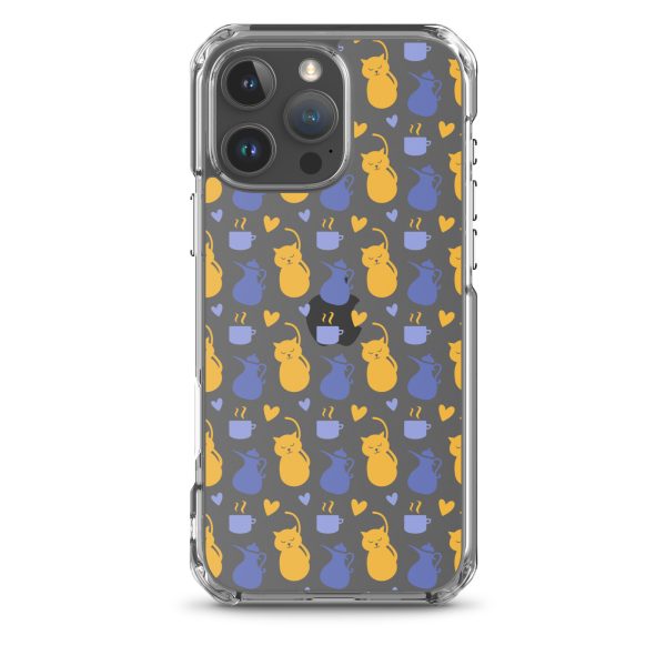Tea and Cat iPhone Clear Case