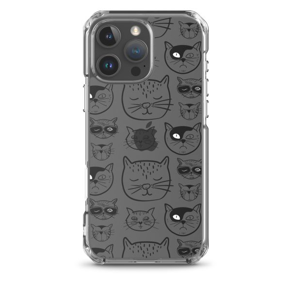 Cartoonish Cat iPhone Clear Case
