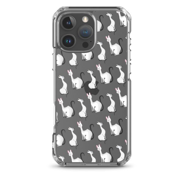 Classy Cats iPhone Clear Case
