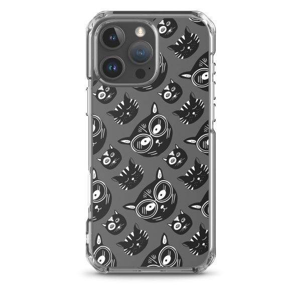 Funky Cats iPhone Clear Case