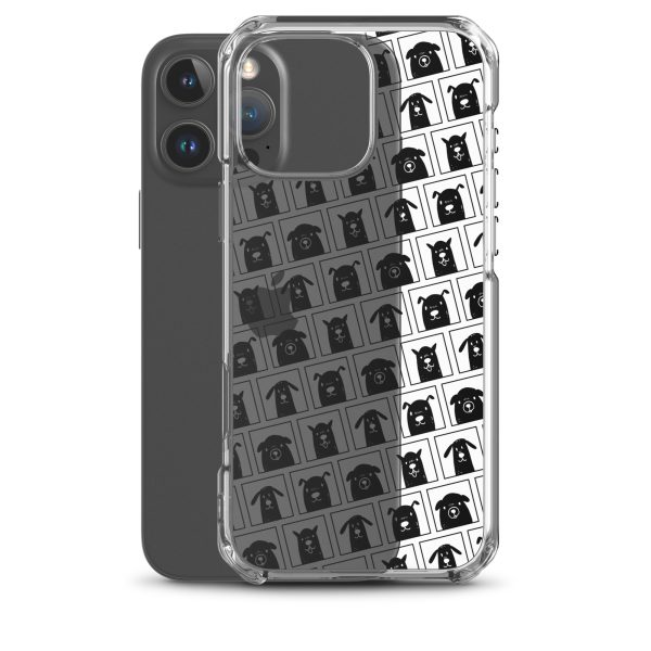 Black Dogs iPhone Clear Case
