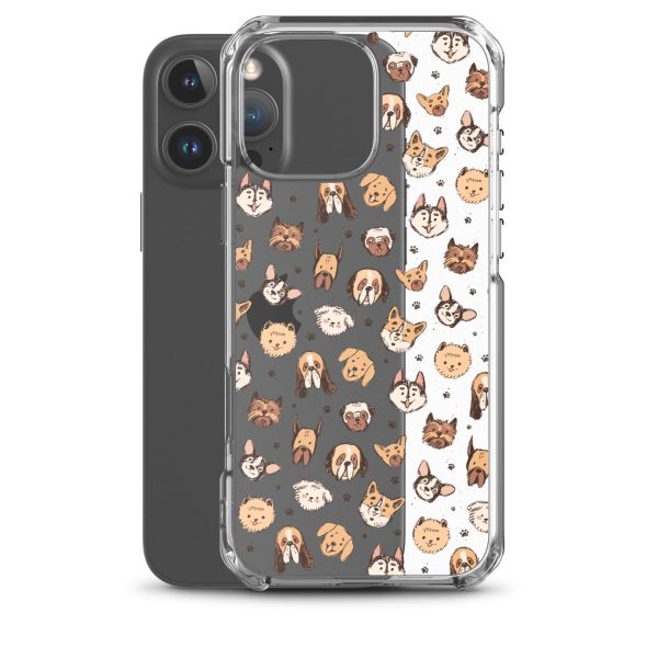 Cute Dog Breeds iPhone Clear Case