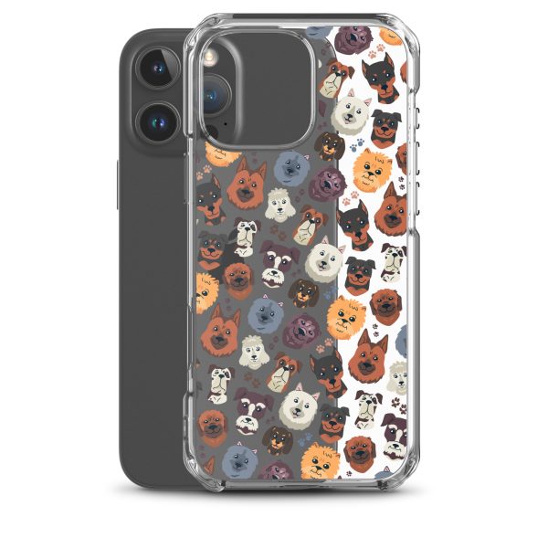 Dog Heads iPhone Clear Case
