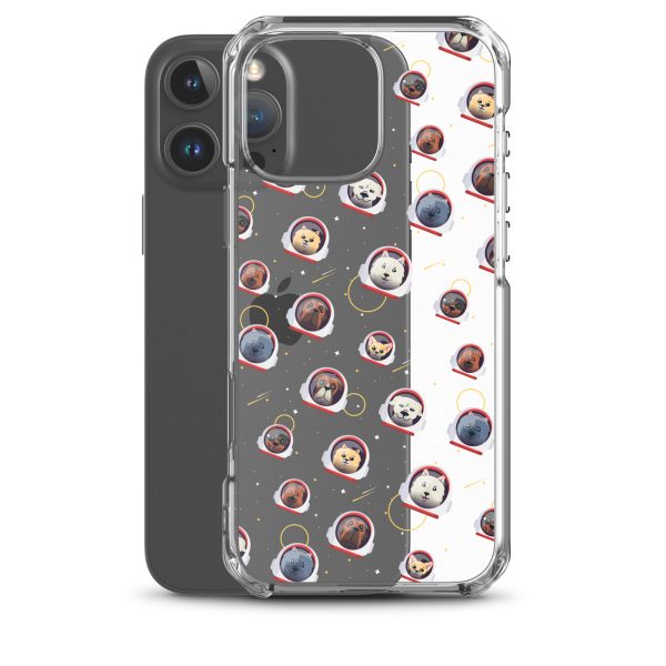 Space Dogs iPhone Clear Case