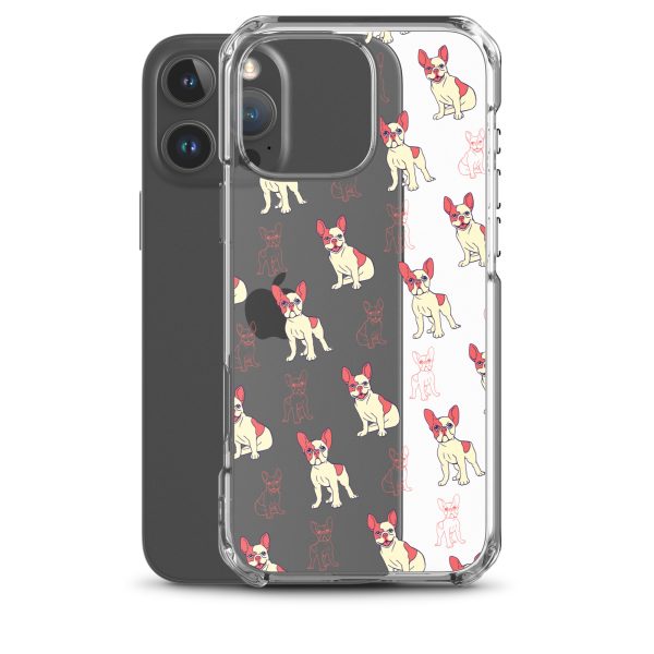 French Bulldog iPhone Clear Case
