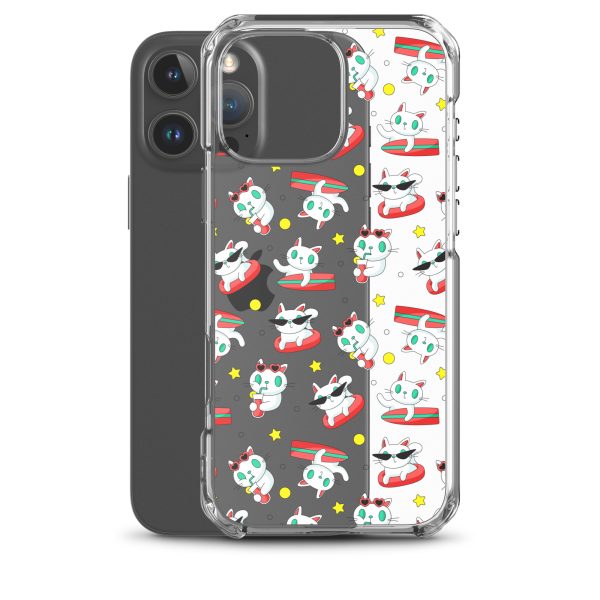 clear-case-for-iphone-iphone-16-pro-max-case-with-phone-6a1d6f6a9fc72.jpg Cat Surfing iPhone Clear Case