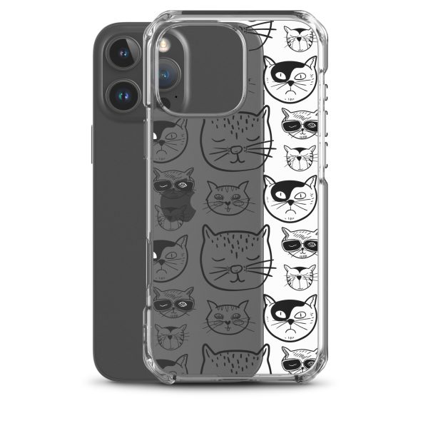 Cartoonish Cat iPhone Clear Case