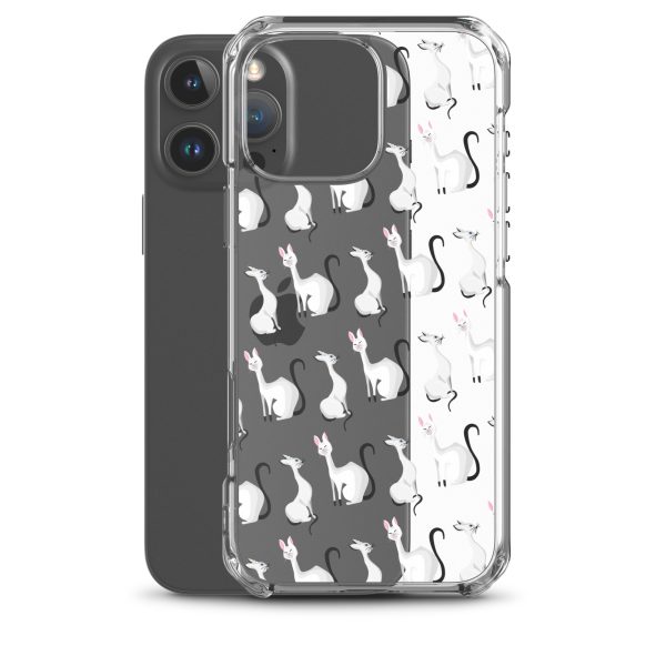 Classy Cats iPhone Clear Case