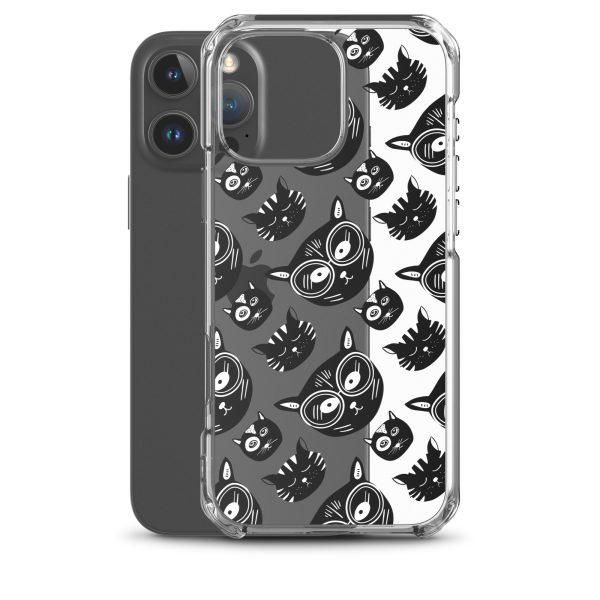 Funky Cats iPhone Clear Case