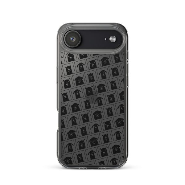 Black Dogs iPhone Clear Case