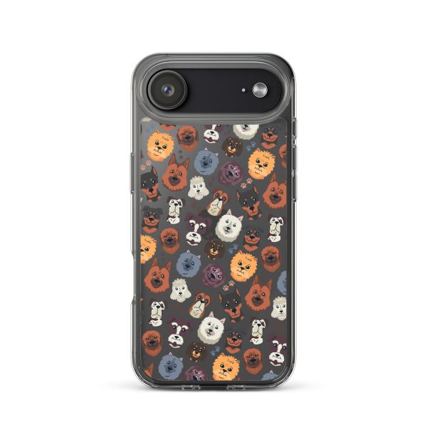 Dog Heads iPhone Clear Case