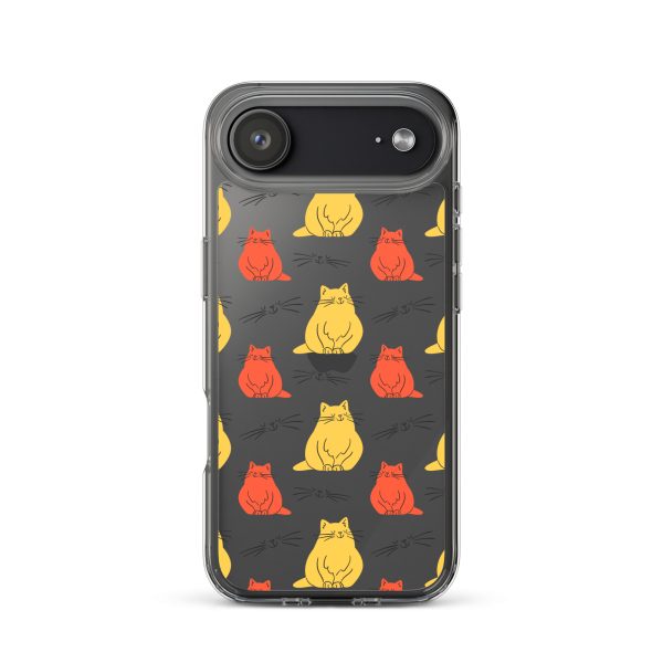 Abstract Colorful Cats iPhone Clear Case