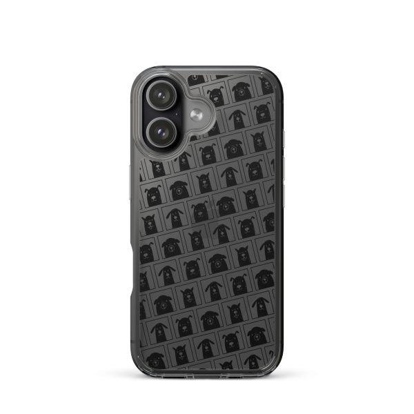Black Dogs iPhone Clear Case