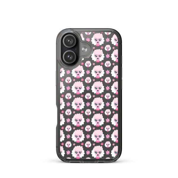 Pink Poodle iPhone Clear Case
