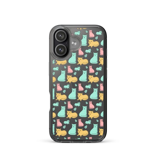 clear-case-for-iphone-iphone-17-case-on-phone-6a1d6df61507b.jpg Cat Cute Colorful iPhone Clear Case