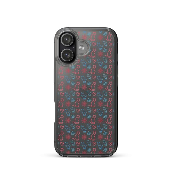 clear-case-for-iphone-iphone-17-case-on-phone-6a1d6fc0b1507.jpg Cats and Flowers iPhone Clear Case