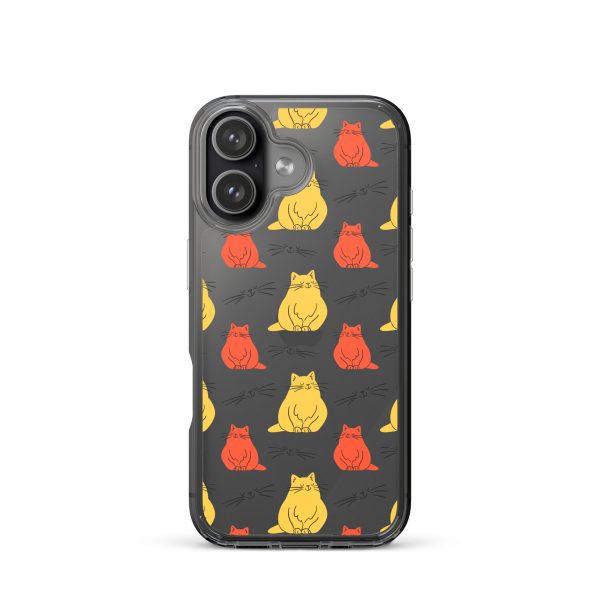 Abstract Colorful Cats iPhone Clear Case