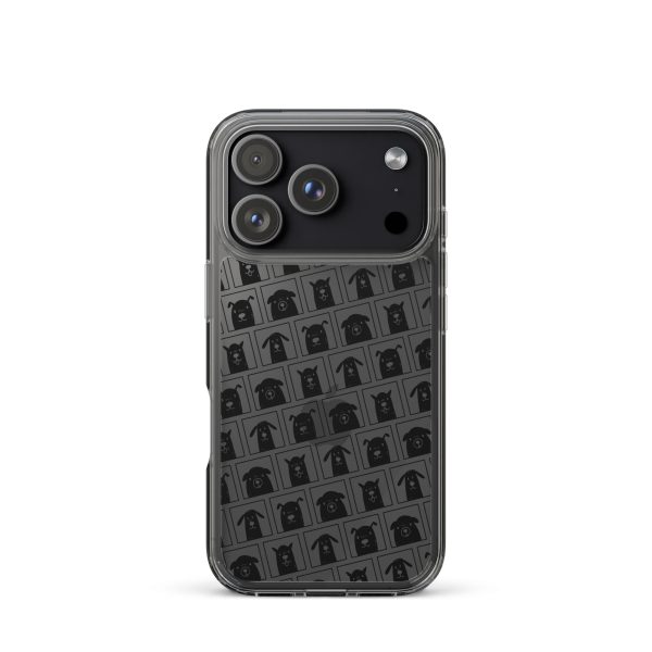 Black Dogs iPhone Clear Case