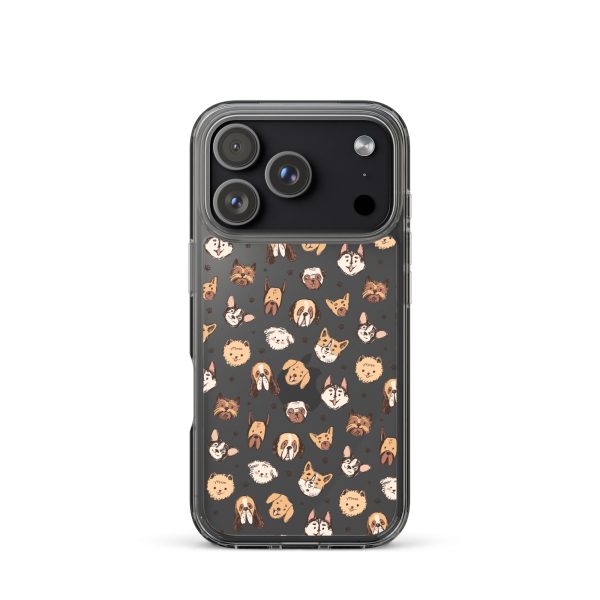 Cute Dog Breeds iPhone Clear Case