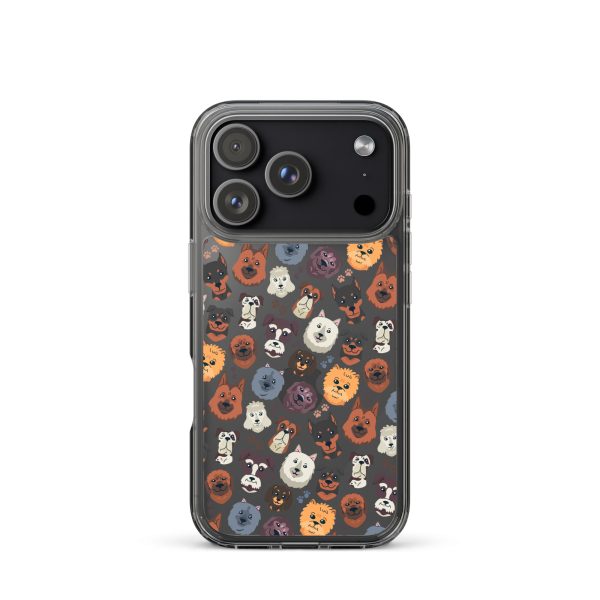 Dog Heads iPhone Clear Case
