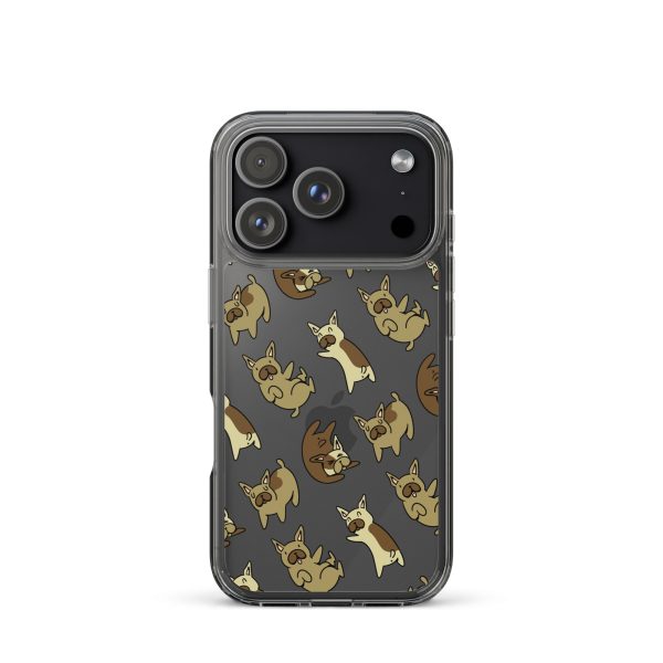 French Bulldog iPhone Clear Case