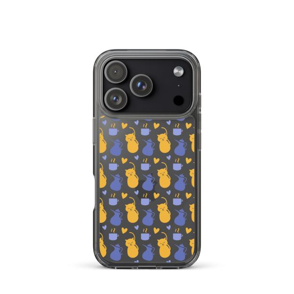 Tea and Cat iPhone Clear Case