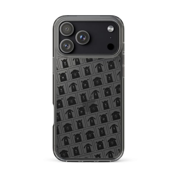 Black Dogs iPhone Clear Case