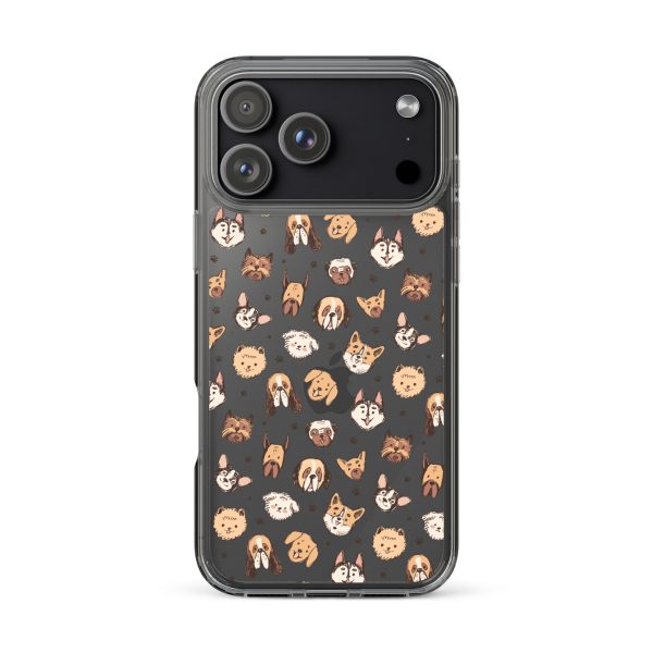 Cute Dog Breeds iPhone Clear Case