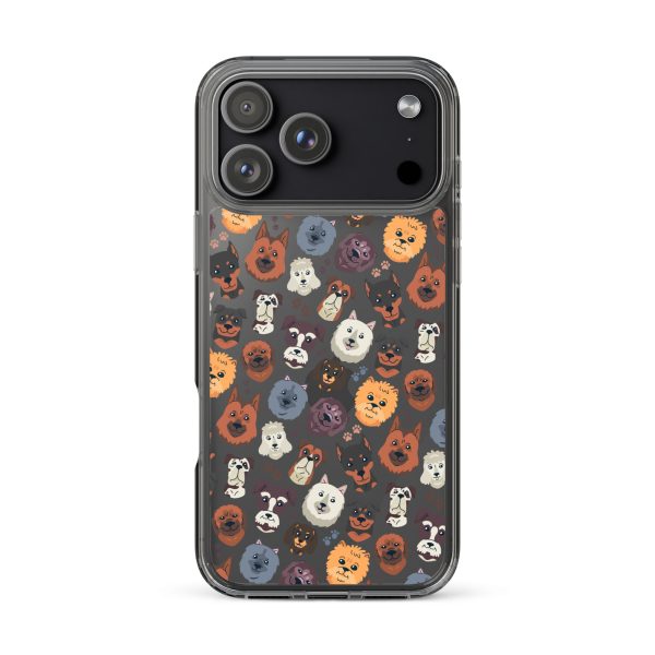 Dog Heads iPhone Clear Case