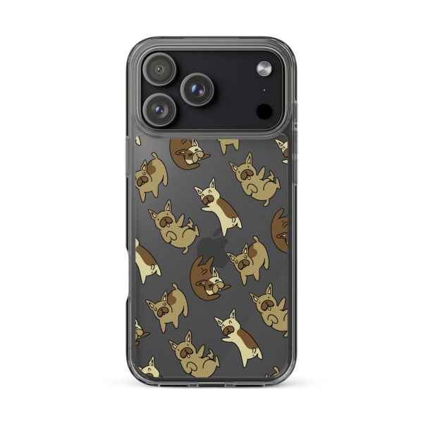 French Bulldog iPhone Clear Case