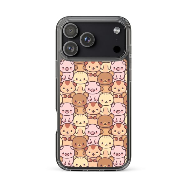 Kawaii Animals iPhone Clear Case