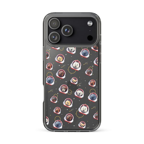 Space Dogs iPhone Clear Case
