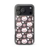 Cat Flowers and Hearts iPhone Clear Case