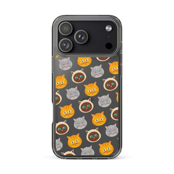 Cute Cats iPhone Clear Case