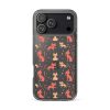Cat Silhouettes Seamless iPhone Clear Case