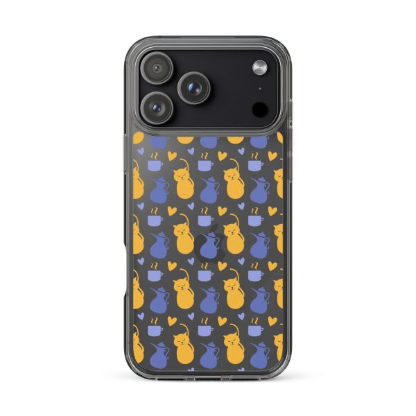Tea and Cat iPhone Clear Case