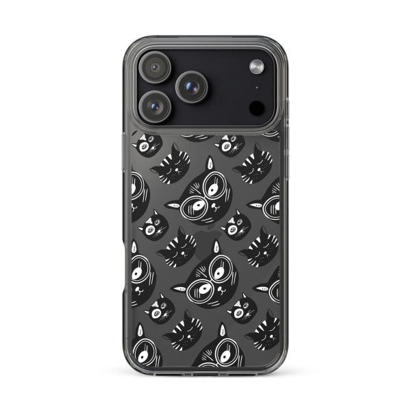 Funky Cats iPhone Clear Case