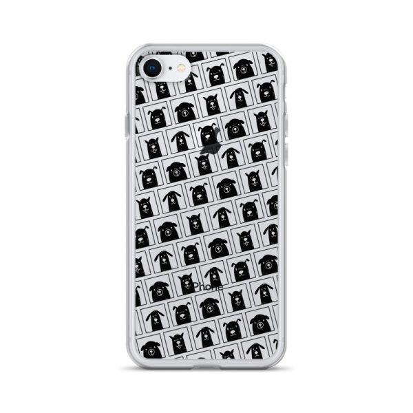 Black Dogs iPhone Clear Case