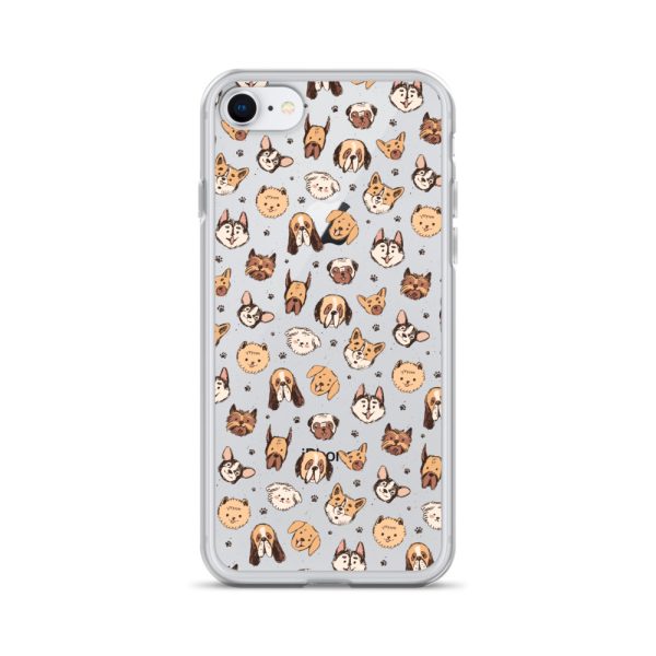 Cute Dog Breeds iPhone Clear Case