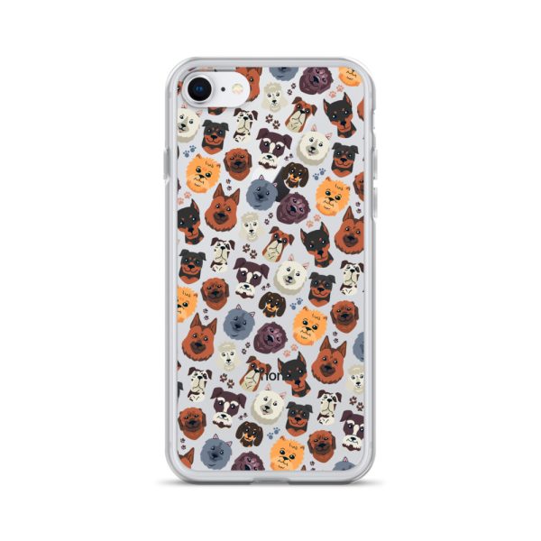 Dog Heads iPhone Clear Case