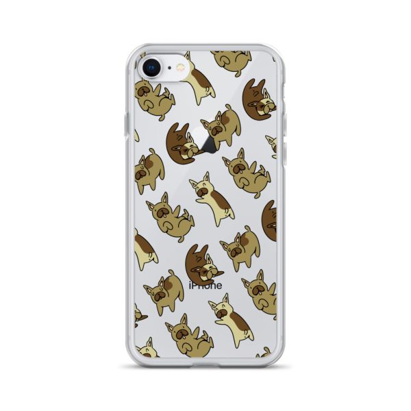 French Bulldog iPhone Clear Case