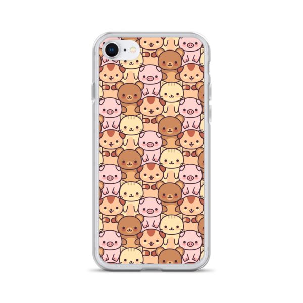 Kawaii Animals iPhone Clear Case